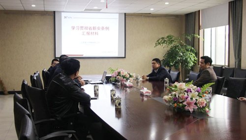 泰州市安监局汪书记一行到公司调研安全生产情况 