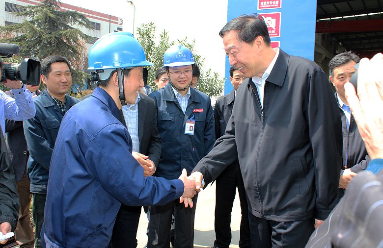 江苏省省委书记罗志军一行莅临星火特钢调研转型升级