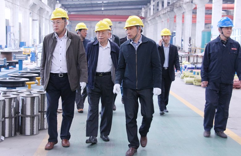 北京科技大学原副校长钟廷珍一行莅临我司参观指导